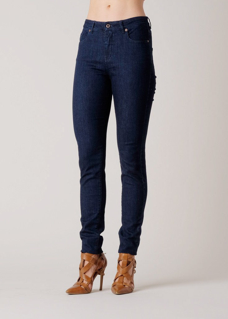 Brooklyn Denim Co. Womens High Rise Tonal Skinny Jean