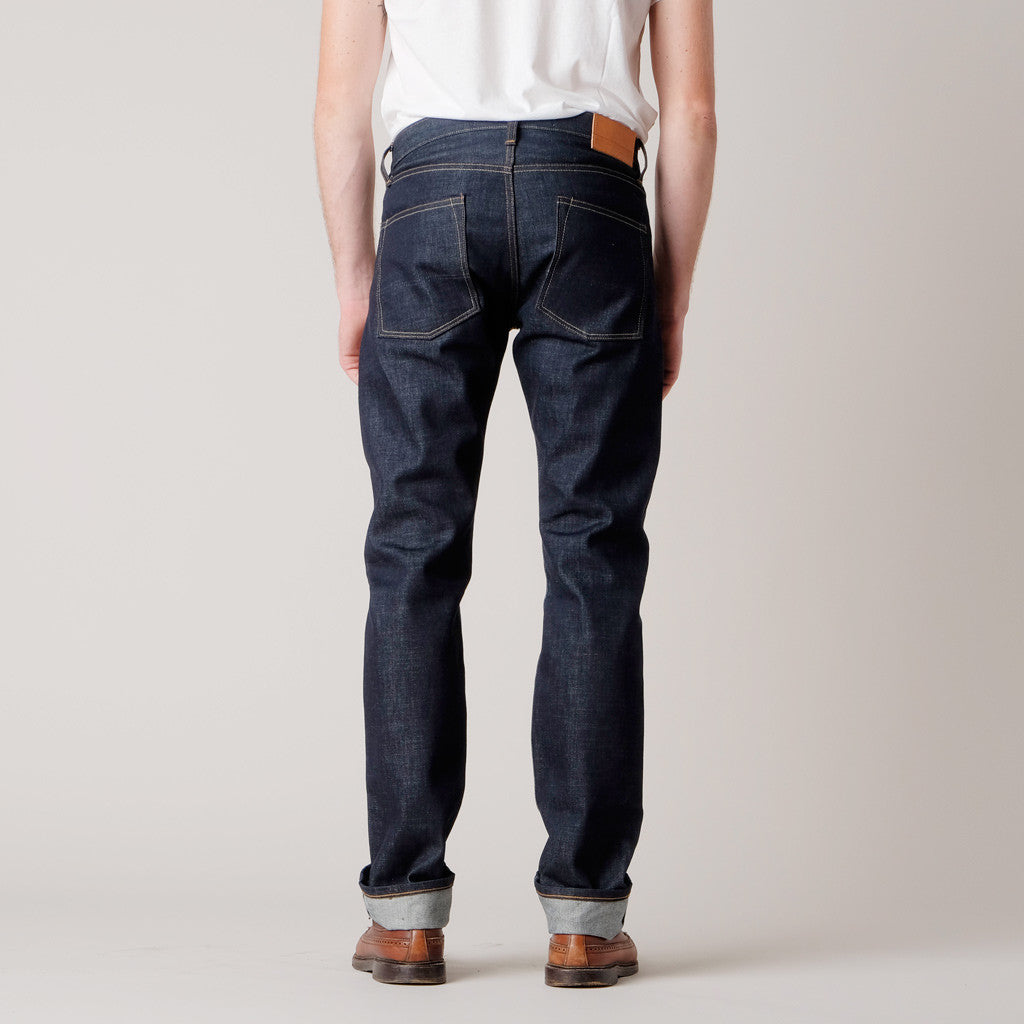 Brooklyn Denim Co. Contrast Stitching Slim Jean - 14.75 oz Raw Cone Denim