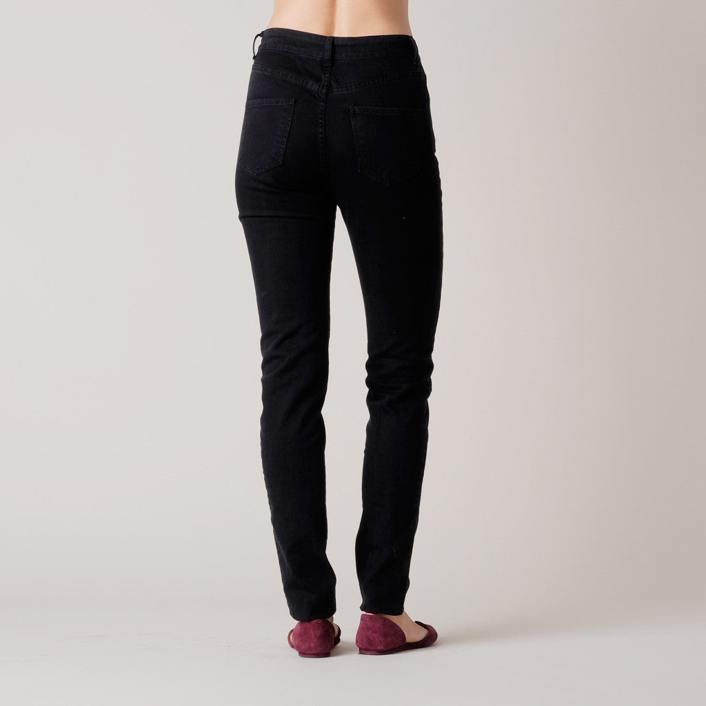 Black Jeans High Rise Stretch Jeans Brooklyn Denim High Rise