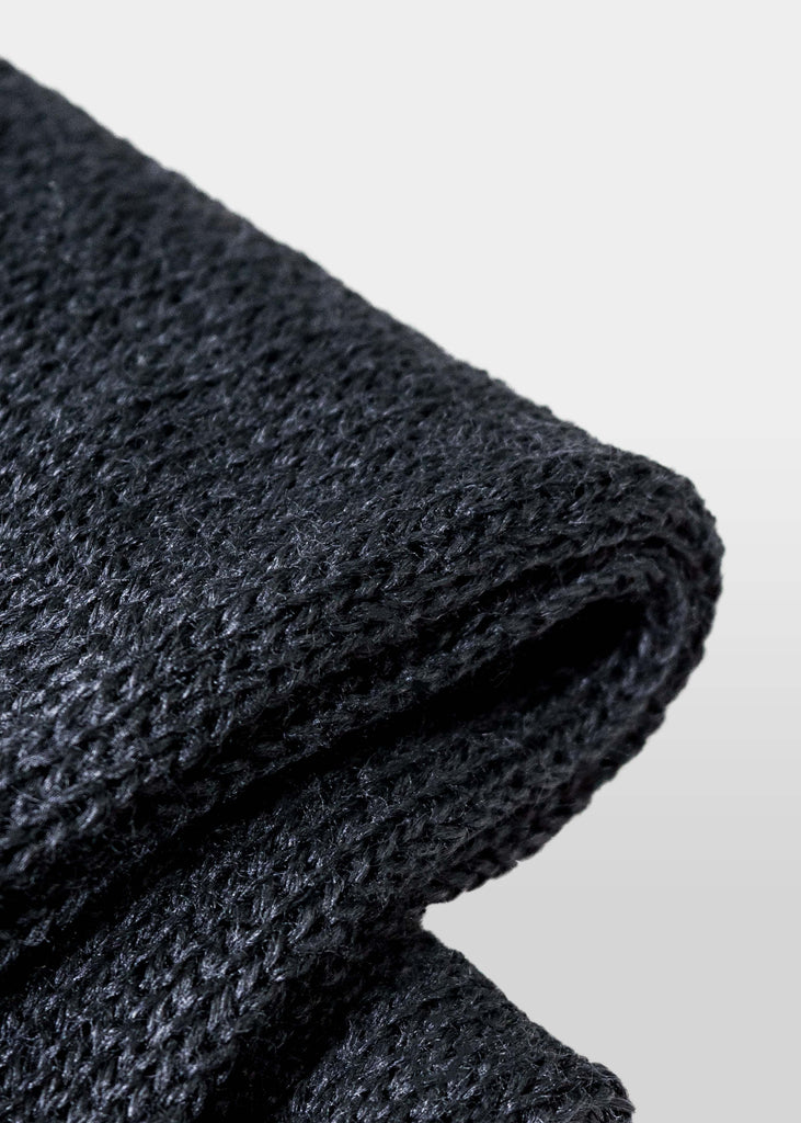 Brooklyn Denim Co. Seal Wool Scarf in Black