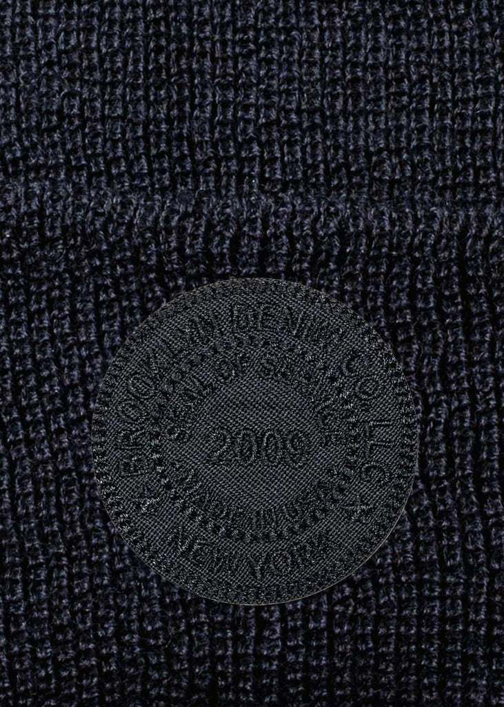 BDC Embroidered Seal Beanie Black