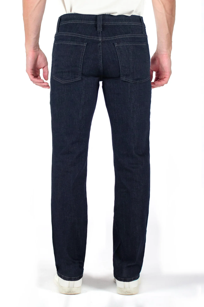 The popular slim straight fit in deep, selvedge denim blue rinse wash for the ultimate in versatility - business casual or weekend wear, this pant does it all.

MILANO SELVEDGE DENIM: Traditional selvedge denim -58% COTTON, 48% LYOCELL, 2% ELASTAN

Comfort Stretch Jeans

Made in USA

Size + Fit:
Front Rise 9.75”
Back Rise: 15”
Leg Opening: 15.5”
Inseam: 34"
