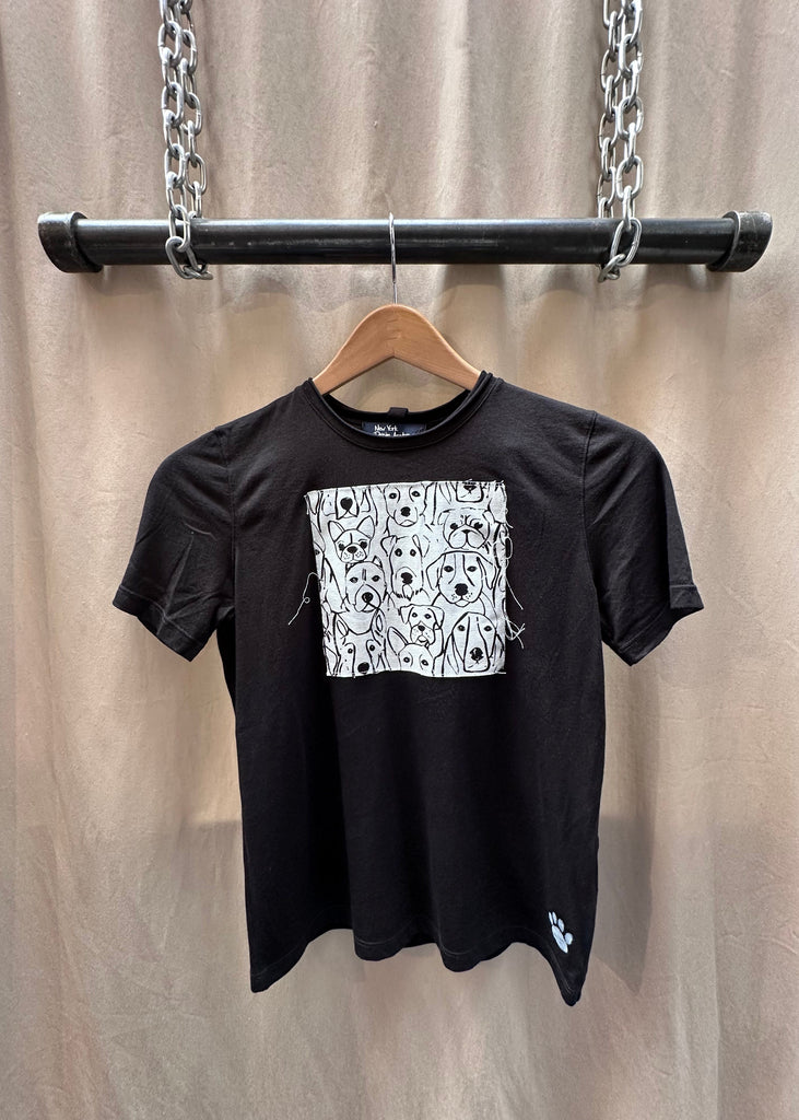 The NY Denim Academy Patch Dog Tee fuses streetwear cool with playful charm, offering a standout essential for casual, creative dressing. Crafted from premium soft cotton, this relaxed-fit tee features a unique embroidered dog patch on the chest—adding a bold touch of personality that channels downtown NYC attitude.

Designed for versatile styling, this tee wears effortlessly with your favorite denim or layered under a blazer and jeans for a polished, off-duty look. 