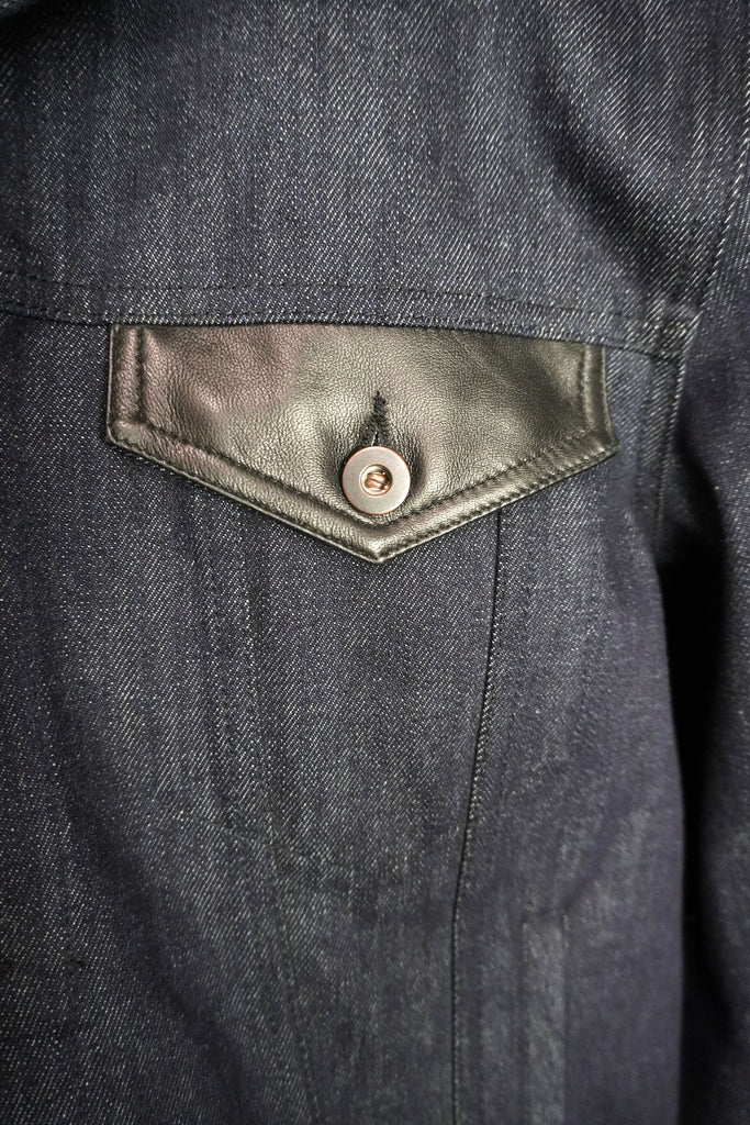 Introducing the NY Denim Academy T103 Jean Jacket, a premium denim jacket that combines classic design with modern craftsmanship.

Key Features:

    High-Quality Denim: Crafted from durable, high-quality denim, this jacket offers both comfort and longevity, making it a staple in your wardrobe.

    Timeless Design: Featuring a classic jean jacket silhouette, the T103 is designed to complement various styles, ensuring versatility for any occasion.