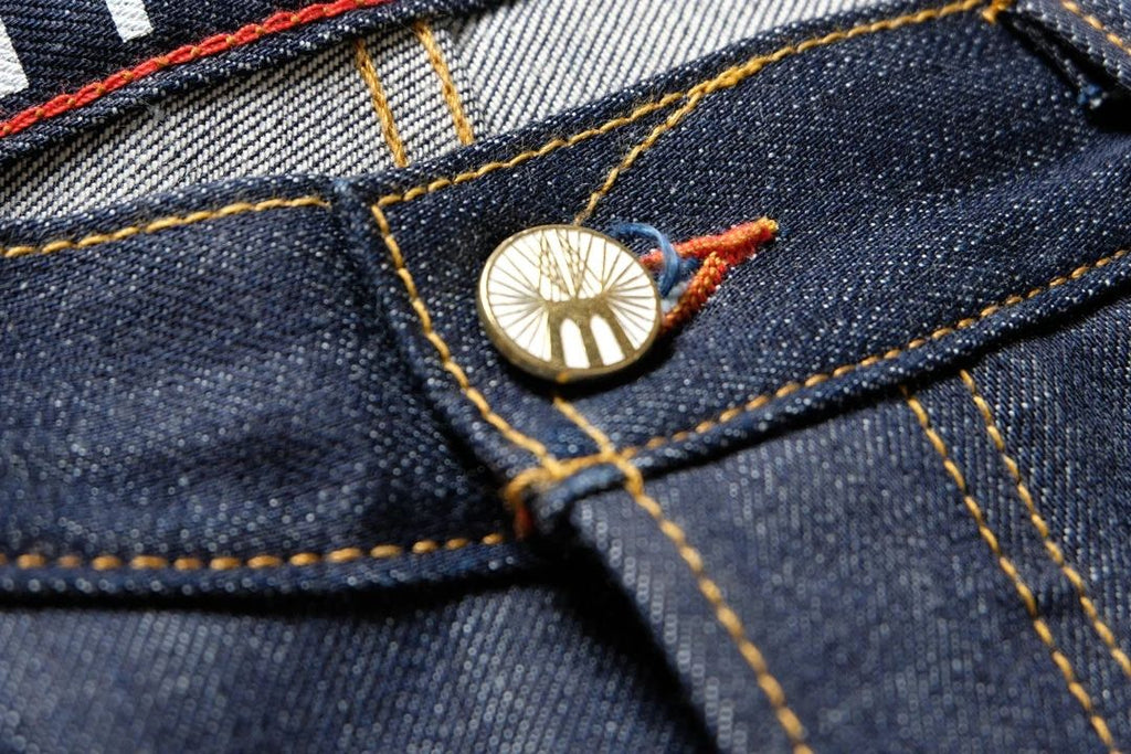 The W13 1968 is made from a beautiful 13oz classic indigo from Cone Mills White Oak factory in Greensboro, North Carolina. Their "1968" denim is tried, true, and loved for generations, but this is a dead stock fabric as the looms were shut off for the final time in December, 2017.

The Wythe cut itself is heavily influenced leading men of the 1950s. It has a high rise with a relaxed straight leg. It's classically designed but infused with modern styling. 