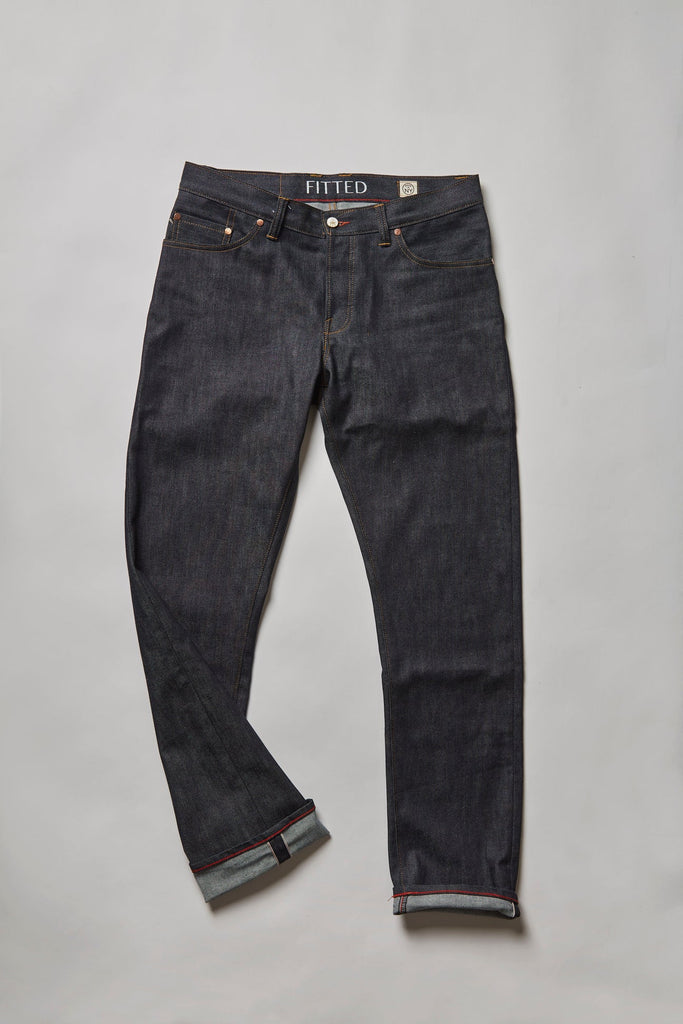 D11 Easy Rider (EZR) has been our best-selling fabric since we began making jeans in 2013. Featuring a lighter weight and moderate stretch, it's remarkably comfortable from day one. Due to the fabric composition, it holds its shape remarkably well. The EZR perfectly blends comfort and quality, and it will quickly finds it way to the top of your rotation, whether you are a seasoned pro or just beginning your journey into selvedge denim.


- 11oz selvedge denim
- 90/10% cotton/polyester
- Indigo warp x white 