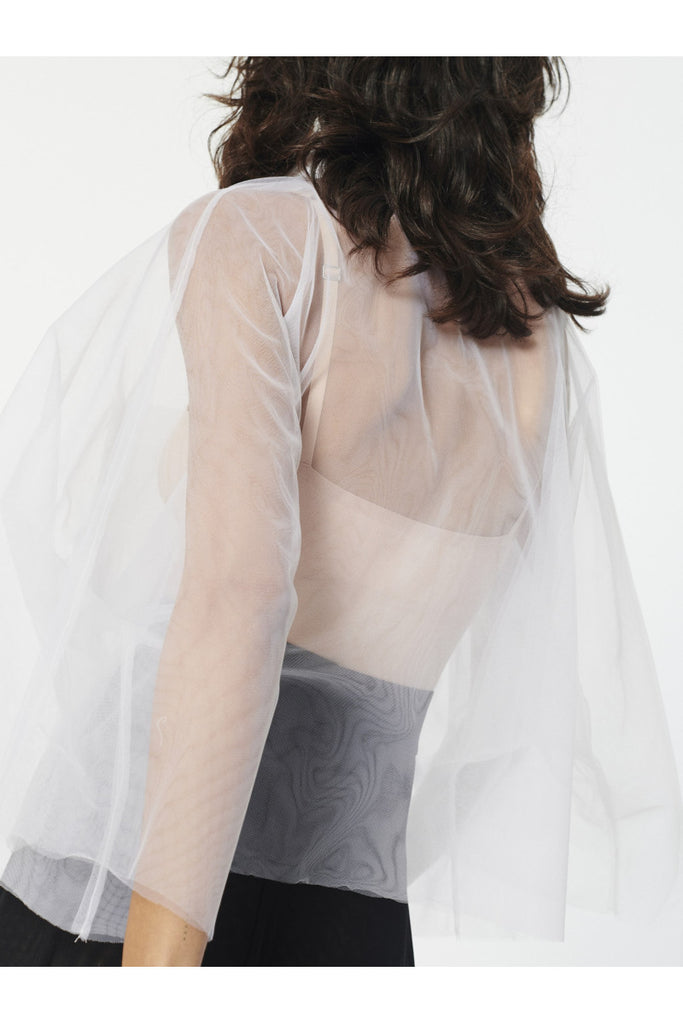 Muse by Another [Archive] Tulle Batwing Shirt