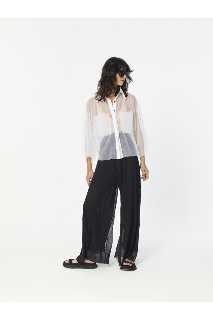 Muse by Another [Archive] Tulle Batwing Shirt