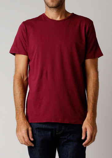 Brooklyn Denim Co. Organic Cotton Tee - Rambutan