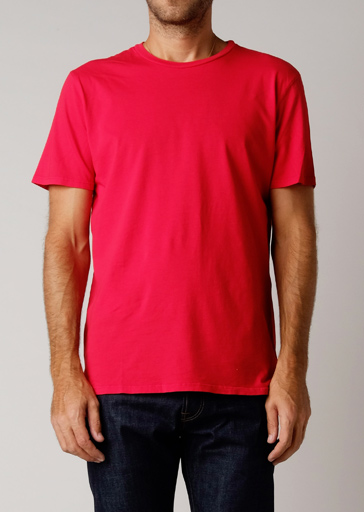 Brooklyn Denim Co. Organic Cotton Tee - Rambutan