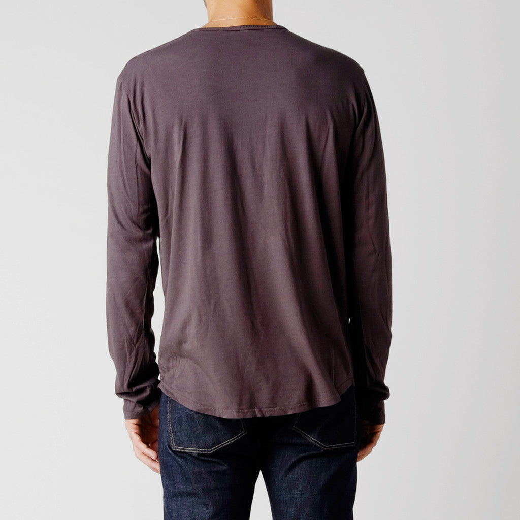 BDC Hemp Henley Charcoal