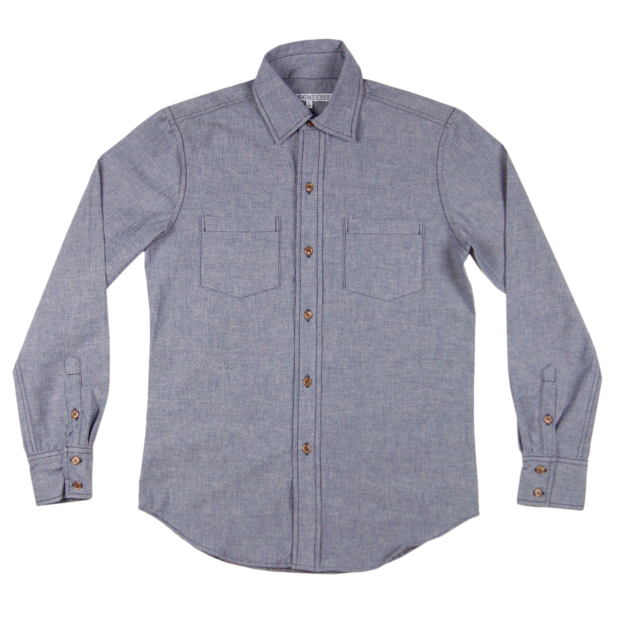 Brooklyn Denim Co. Two Pocket Denim Shirt - Chambray | Brooklyn Denim Co.