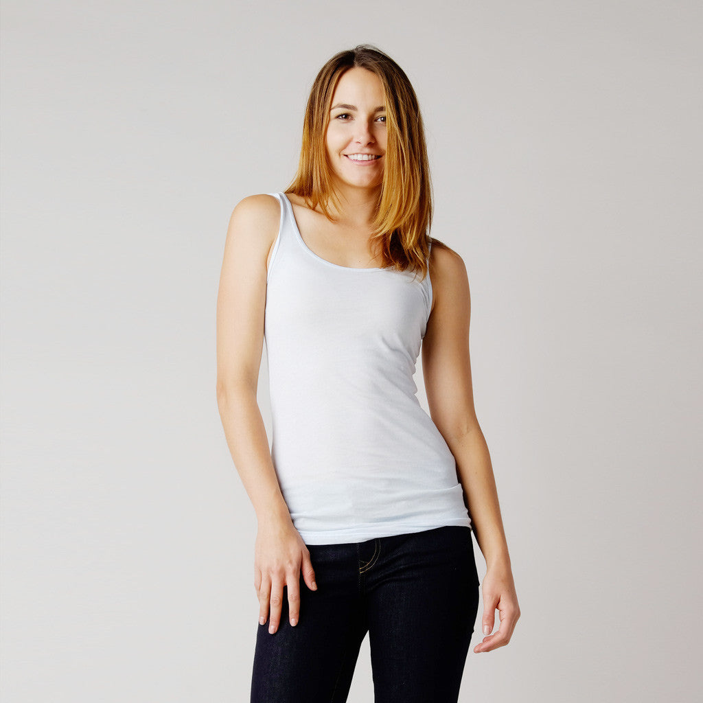 BDC Organic Cotton Scoop Neck Tank Toothpaste