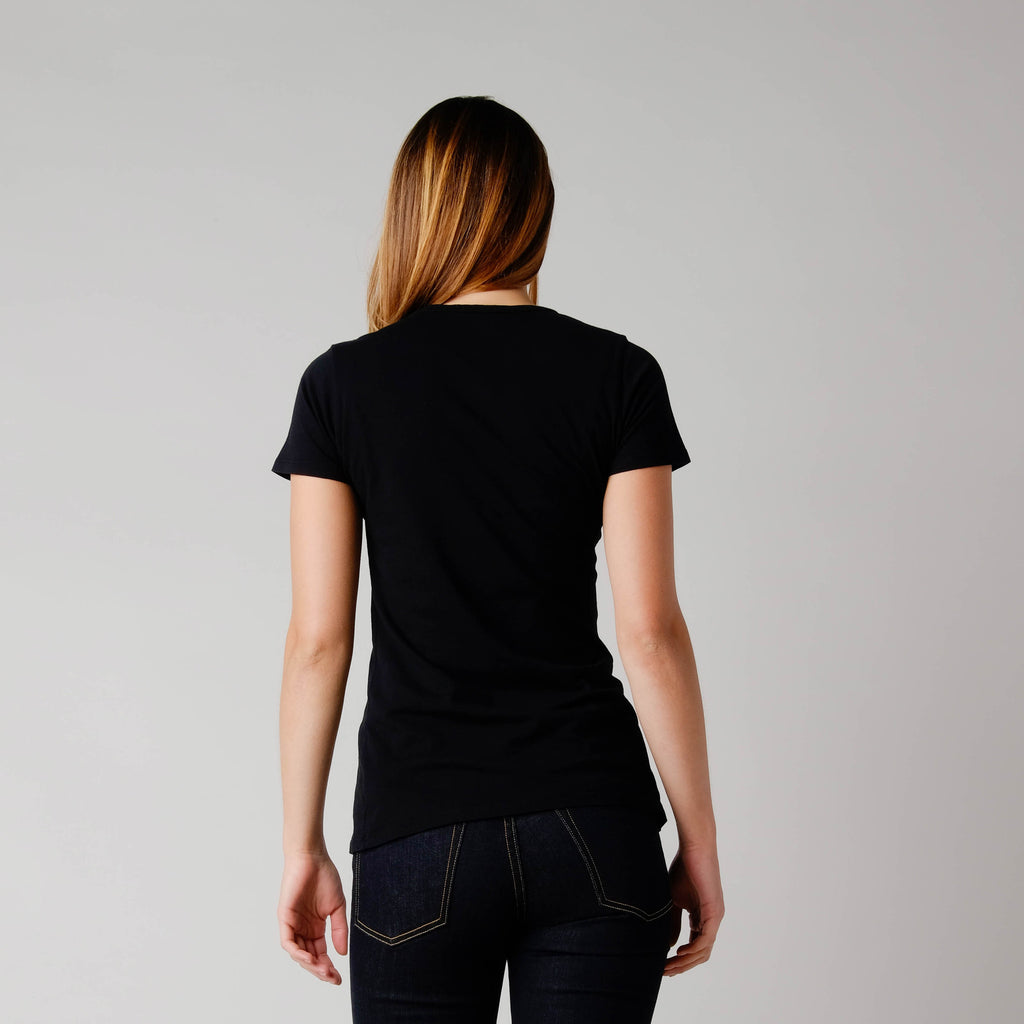 Introducing the Brooklyn Denim Co. Organic Cotton Swoop Neck Tee, a lightweight and super-soft t-shirt that combines sustainable materials with a stylish design.

Key Features:

    100% Organic Cotton: Crafted from high-quality organic cotton, this tee offers exceptional softness and breathability, ensuring all-day comfort.

    Swoop Neckline: The elegant swoop neckline adds a touch of modern flair, making it a versatile addition to any wardrobe.