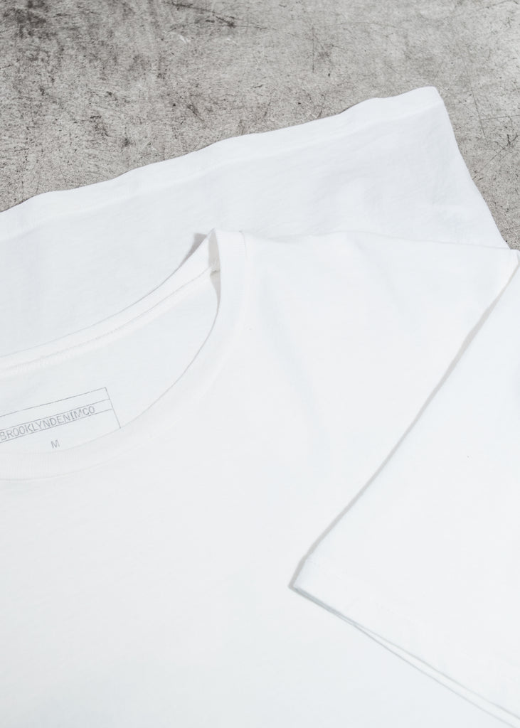 This Brooklyn Denim Co. super soft short sleeve tee features a crew neckline.

Details:

*100% organic cotton

*Pre-Shrunk

*No tag

*Made in USA