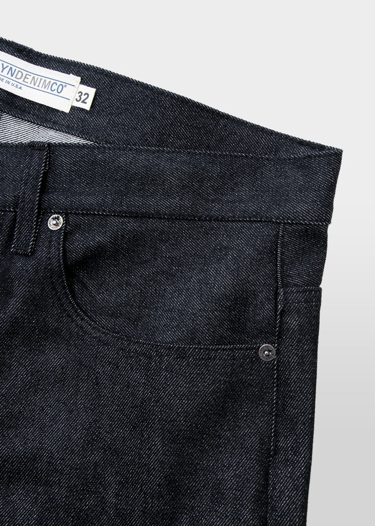 Brooklyn Denim Co's Men's Relaxed Jeans are a company favorite. This jean is a classic 5-pocket with a roomy fit. The Relaxed cut is wide in the thigh and tapers through the bottom of the leg. This go-around, we made it in a mid-weight unwashed classic 3x1 denim.

100% Cotton
12.75 oz Rigid Black Denim w/Natural Fill

Fit: Relaxed
Rise: Mid
Leg: Wide through thigh with a slight taper to the bottom
Button Fly
Contrast Stitching
Made in New York