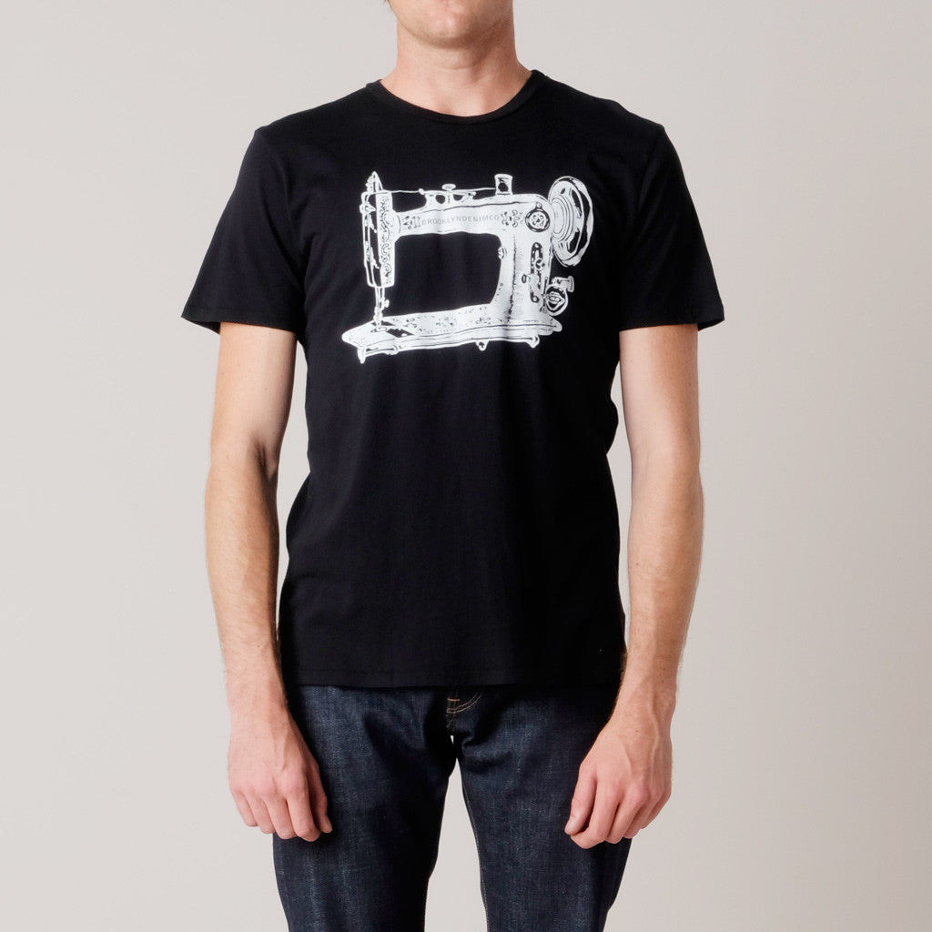 

This Brooklyn Denim Co. features a vintage Singer machine graphic screen printed on a super soft short sleeve tee with a crew neckline.

Details:

*100% organic cotton

*Pre-Shrunk

*No tag

*Made in USA