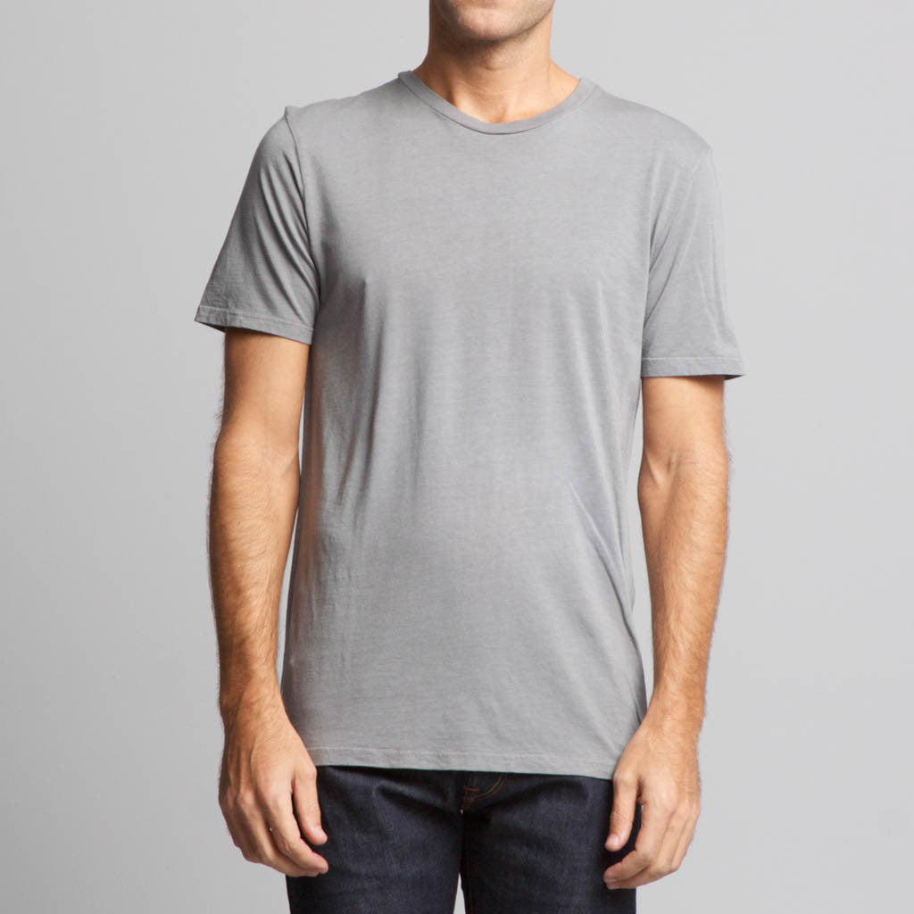 BDC SS Crew Neck Tee Hemp Earl Grey. This short sleeve Brooklyn Denim Co. tee features a crew neck and is made from super soft organic materials.

Details:

*60% Hemp, 40% Organic Cotton

*Pre-shrunk

*No Tag

*Made in U.S.A

*Each piece is created to order using high quality, low impact garment-dye processing which gives it a unique character and lived-in feel.