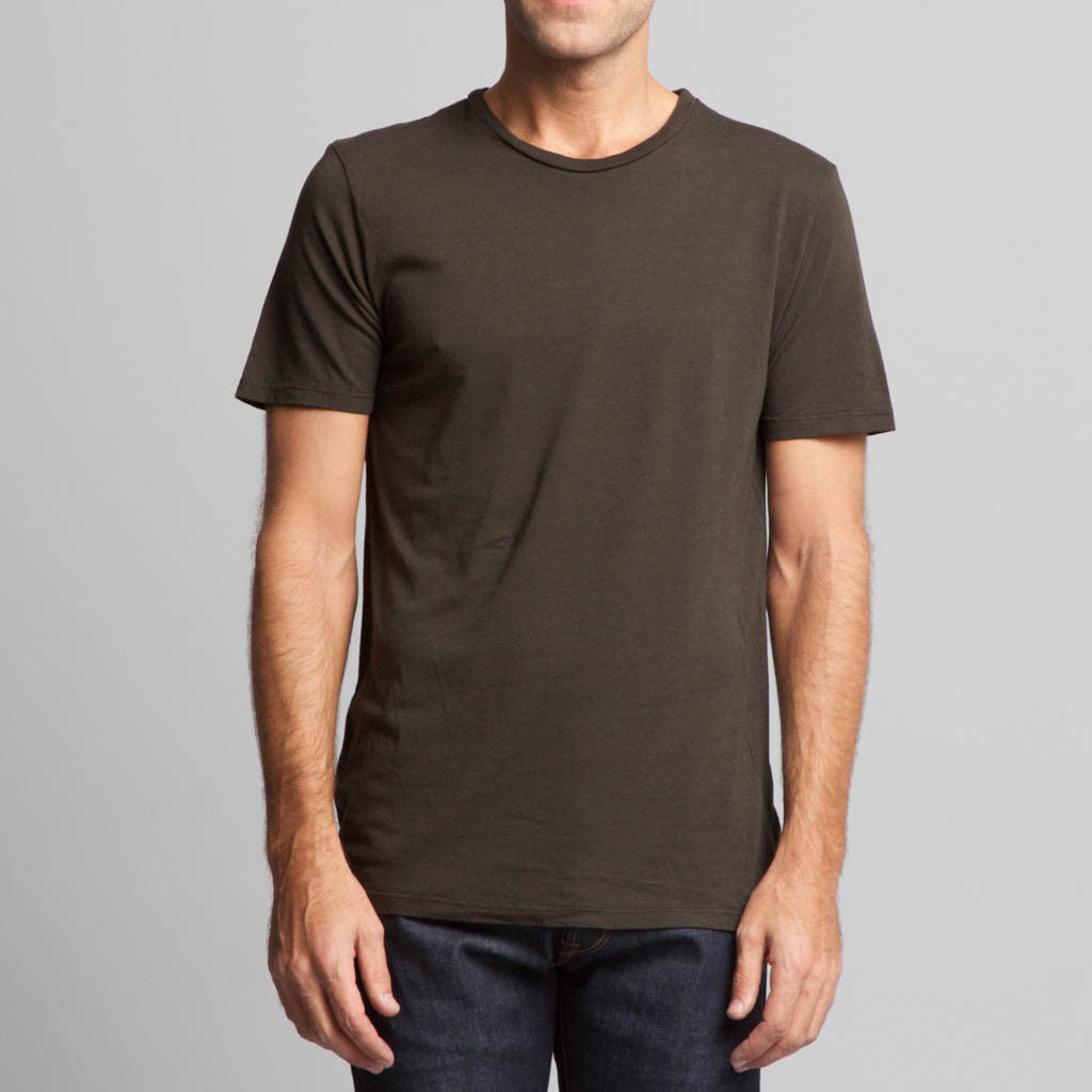 BDC SS Crew Neck Tee Hemp LA Black. This short sleeve Brooklyn Denim Co. tee features a crew neck and is made from super soft organic materials.

Details:

*60% Hemp, 40% Organic Cotton

*Pre-shrunk

*No Tag

*Made in U.S.A

*Each piece is created to order using high quality, low impact garment-dye processing which gives it a unique character and lived-in feel.