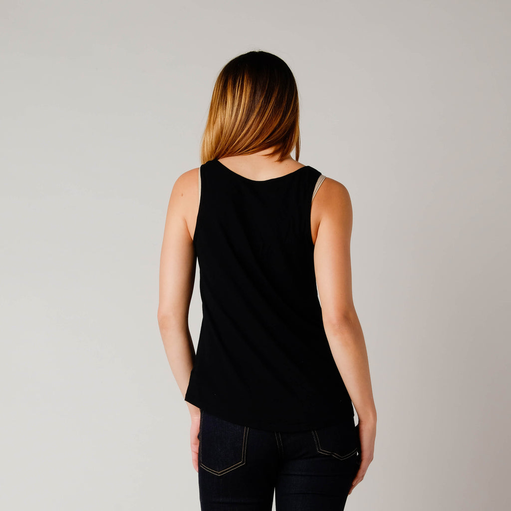 This Brooklyn Denim Co. light weight super soft tank features a swoop neckline with one inch straps that is fitting at the top and flows out at the bottom.

Details:

*100% Organic Cotton

*Pre-Shrunk

*No tag

*Made in U.S.A.
