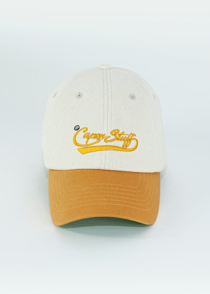 Caps n Stuff Logo Cap in Mustard