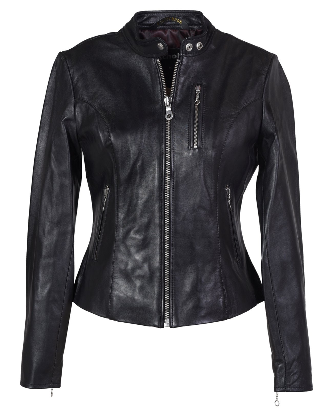 Schott Women's Cafe Racer | Schott 21141W Leather Jacket