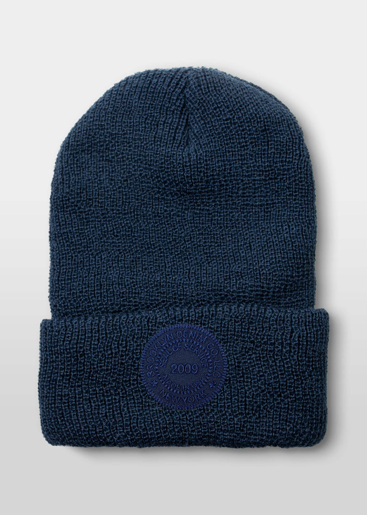 BDC Embroidered Seal Beanie Navy