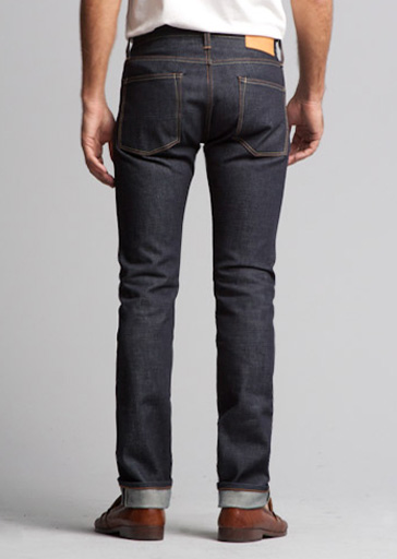 Brooklyn Denim Co. Contrast Stitching Slim Jean - 14.75 oz Raw Cone Denim