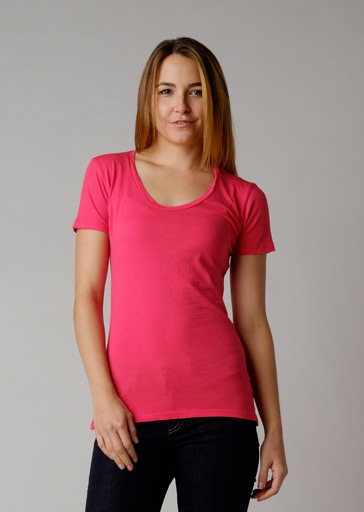 Brooklyn Denim Co. Organic Cotton Swoop Neck Tee