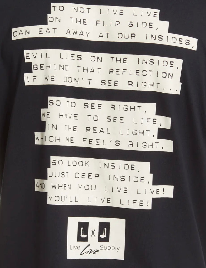 Live LIVE Supply Live. Poetry Tee